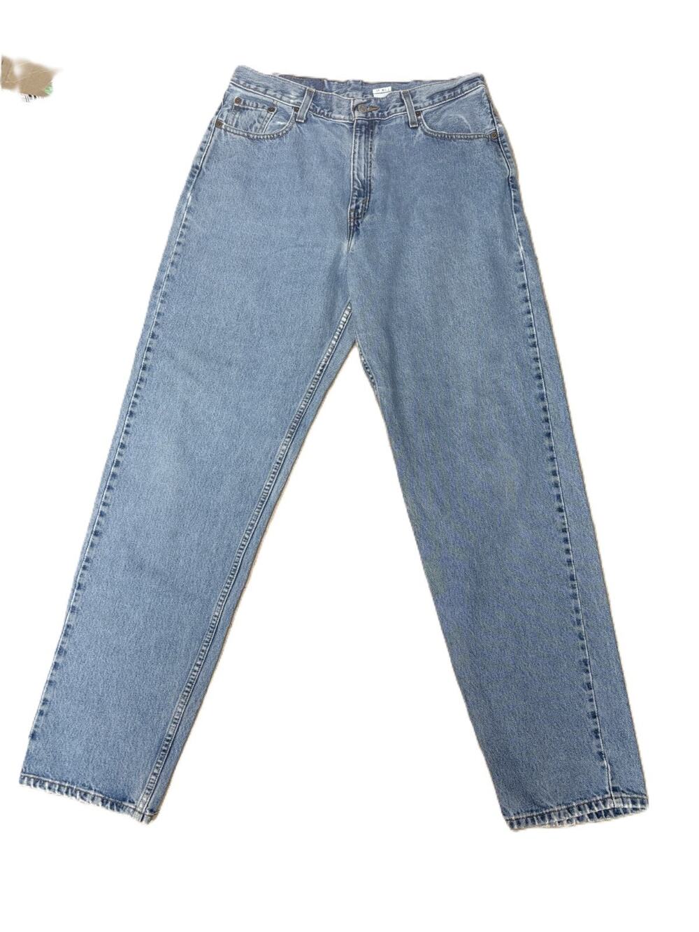 VTG 2001 Levi's 560 Loose Tapered Mom Jeans Baggy Mid Wash 32x32 Tag Women 14 L